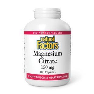 Magnesium Citrate 150mg - 180 caps 28892 фото
