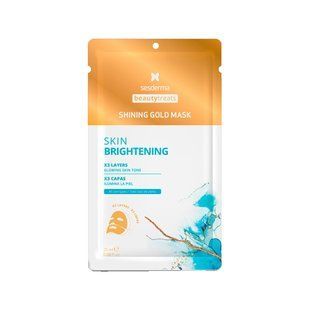 Маска для обличчя тришарова SesDerma Beauty Treats Shining Gold Mask 25 мл 20000671 фото