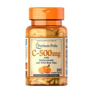 Vitamin C-500 mg with Rose Hips Time Release - 100 caps 31613 фото