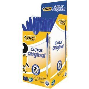 Ручка кулькова BIC Cristal, 50 уп. 281568 фото