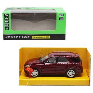 Машинка металева "Mercedes-Benz ML 63 AMG із серії "Автопром" (вишнева) 213921 фото