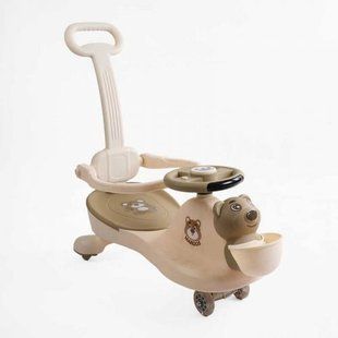 Каталка-толокар JOY SJ-849-26 (6) колеса PU зі світлом, музика та світло, захисний бампер, батьківська ручка, в коробці 269292 фото