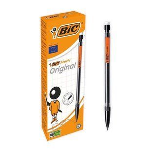 BIC Набір механічних олівців Matic Original 0.7мм HB з гумкою, 12шт. 282273 фото