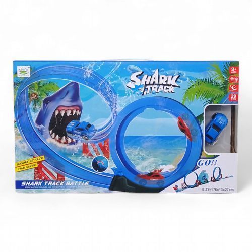 Трек із петлею "Shark Track", інерційна машинка, 29 елементів 246593 фото