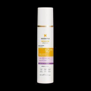 Сесдерма Омолоджуючий сонцезахисний крем для обличчя SPF 50 Sesderma Repaskin Urban 365 Anti-Aging SPF50 50 мл 40008214 фото