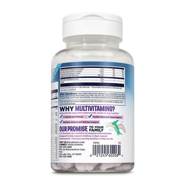 MultiSaurus - 60 chewable Mixed Berry 26621 фото
