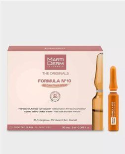 Мартідерм Оріджиналс Формула N10 Колор Тач Martiderm Originals Formula №10 HD Color Touch SPF30, 10 ампул MA023910 фото
