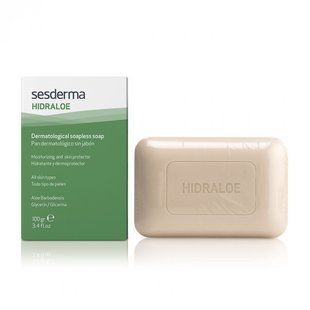 Дерматологічне мило Sesderma HIDRALOE Dermatorlogical Bar 100 г 40000283 фото