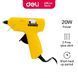 Пiстолет для клею Deli ЕА50061 жовт 7мм 20W+ 3стрижня 258155 фото 3