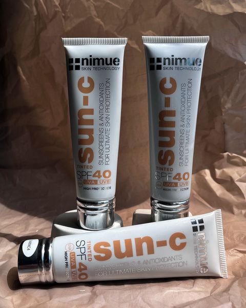 Сонцезахисний крем з тонувальним ефектом Sun-C SPF 40, темний Nimue, 60 мл F1111 фото
