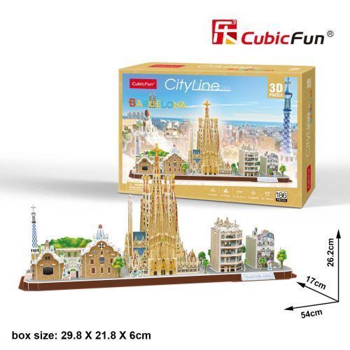 ТРИВИМIРНА ГО ЛОВОЛОМКА-КОНСТРУКТОР CITY LINE BARCELONA 280905 фото