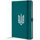 Книга записна Partner, 125*195, 96арк, кліт, малахіт, Герб 288333 фото 1