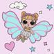 Картина за номерами з фарбами металік "L.O.L. Surprise! O.M.G. Fairies Skystarling" 40х40 см 265694 фото 1
