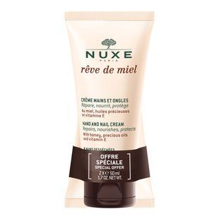 Нюкс Набір ДУО Медова Мрія крем для рук та нігтів Nuxe Reve de Miel Hand cream Kit, 2* 50 мл 3264680043703 фото