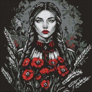 Алмазна мозаїка - "Жіноча сила" &copy;art_selena_ua, 40х40см 284142 фото