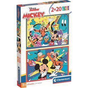Пазли (2х20 елм.) - Веселе мишеня та його друзі / "Disney" /Clementoni УТ000010730 фото