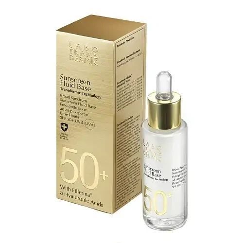 Сонцезахисна флюїд-основа SPF 50+ Fluid Base SPF 50+ UVA UVB Labo Transdermic 30 мл UA00668 фото
