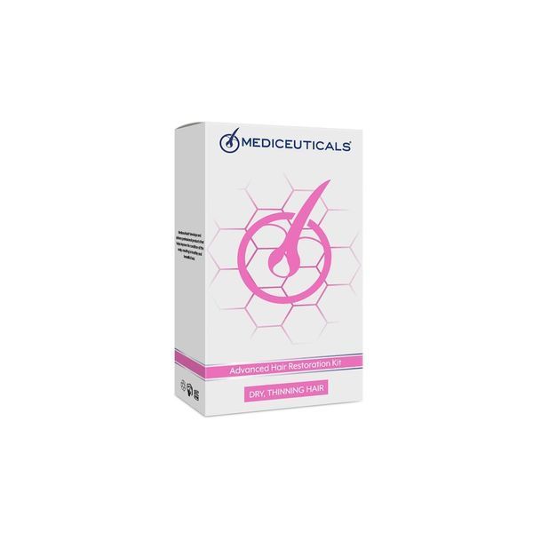 Набір для стимулювання росту волосся для жінок зволожуюций Advanced Hair Restoration Kit Mediceuticals, 2х250 мл +125 мл MEDUT52010 фото