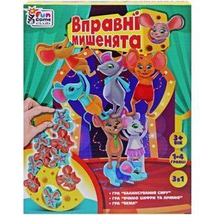Гра "Вправні мишенята", балансир, вивчення цифр 232271 фото