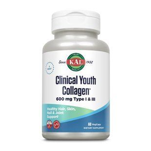 Clinical Youth Collagen I&III 600mg - 60 vcaps 27926 фото