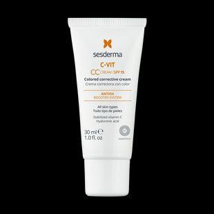 Сесдерма C-Vit CC-крем для обличчя SPF 15 SesDerma C-Vit CC Cream SPF 15, 30 мл 40002564 фото