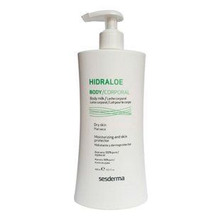 Сесдерма Hidraloe Молочко для тіла зволожуюче з алое Sesderma Hidraloe Body milk, 400 мл 40001447 фото
