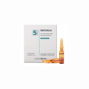 Ампули з антикуперозним ефектом NATUVALIA Broken capillaires ampoules Medi+derma, 5х2 мл 40000696 фото