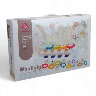 Конструктор пластиковий з шестернями "Whirligig", 62 деталі 240920 фото