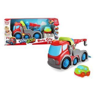 Евакуатор зі світловими та звуковими ефектами червоний . (19,5см)/Kiddy Go УТ000012176 фото