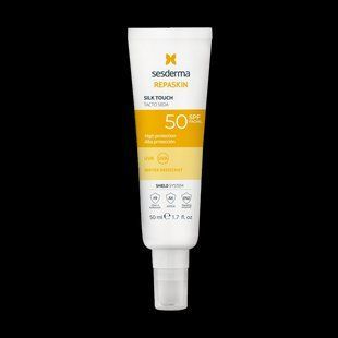 Сесдерма Сонцезахисний крем для обличчя Sesderma Repaskin Silk Touch SPF 50, 50 мл 40008199 фото