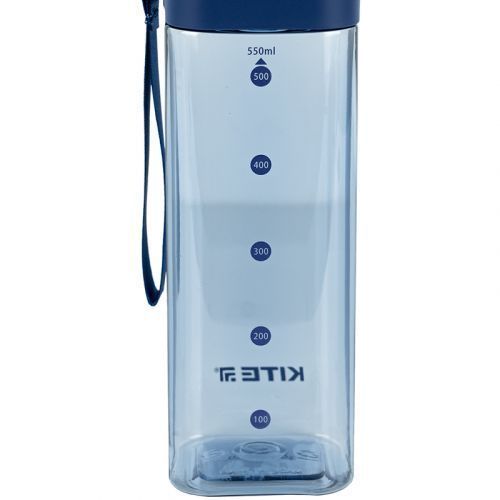 Пляшечка для води квадратна, 550 мл, блакитна 261649 фото