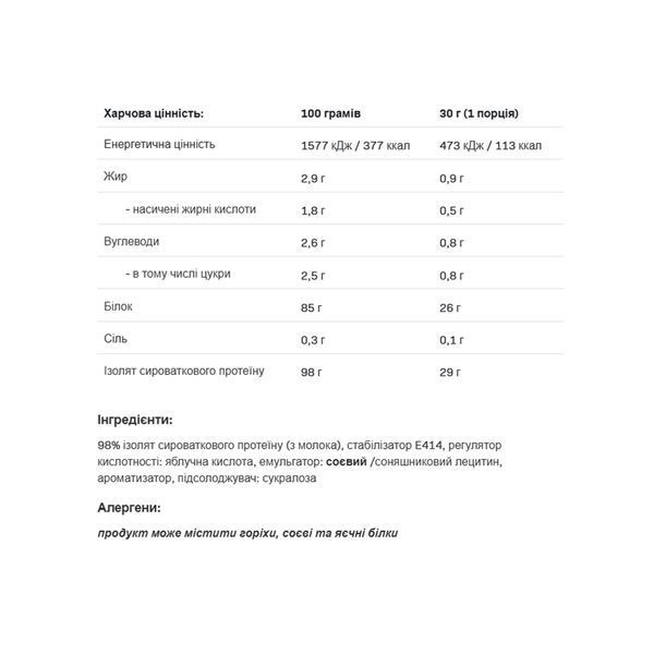 Isolate Protein - 2000g White Chocolate Raspberry 30338 фото