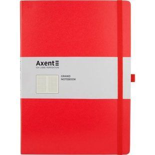 Книга записна Partner Grand, 210*295, 100 арк, кліт, червона 271005 фото