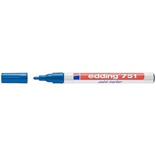 Маркер Paint e-751 1-2 мм круглий синій 272620 фото
