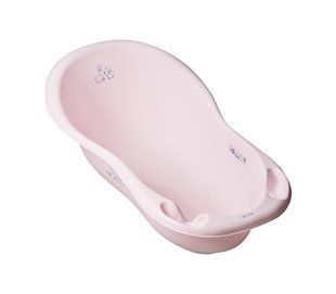 Ванночка 102 см LUX "Зайчики" зі зливом (Світло-рожевий) 764504 фото
