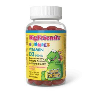BigFriends Vitamin D3 Gummies 600 IU - 60 gummies 31726 фото