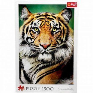 Пазли "Портрет Тигра" (1500 ел) розмір картинки - 58х85 см 262976 фото