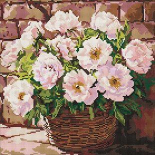 Алмазна мозаїка - "Ніжний аромат" &copy;art_selena_ua, 40х40см 284318 фото