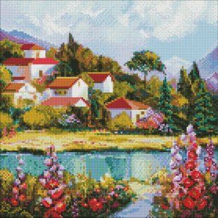 Алмазна мозаїка - "Затишна гавань" &copy;BOND Tetiana, 40х40см 284966 фото
