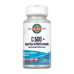 C 500 + Rose Hips & Bioflavonioids Sustained Release - 100 tabs 29613 фото