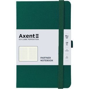 Книга записна Partner, 125*195, 96арк, кліт, зелений ліс 271262 фото