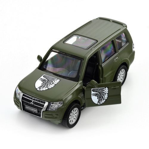 Машинка металева із серії "Шеврони Героїв" - Mitsubishi Pajero 4WD Turbo - "93 ОМБР" 240186 фото
