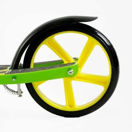 Самокат двоколісний Best Scooter FL-20085 (4) сталева рама, ручне гальмо, колеса PU 200 мм, 1 амортизатор передній, в коробці 269194 фото