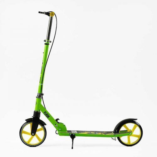 Самокат двоколісний Best Scooter FL-20085 (4) сталева рама, ручне гальмо, колеса PU 200 мм, 1 амортизатор передній, в коробці 269194 фото