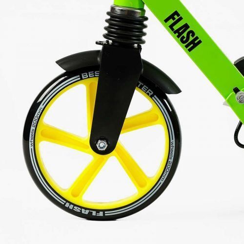 Самокат двоколісний Best Scooter FL-20085 (4) сталева рама, ручне гальмо, колеса PU 200 мм, 1 амортизатор передній, в коробці 269194 фото