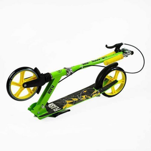 Самокат двоколісний Best Scooter FL-20085 (4) сталева рама, ручне гальмо, колеса PU 200 мм, 1 амортизатор передній, в коробці 269194 фото