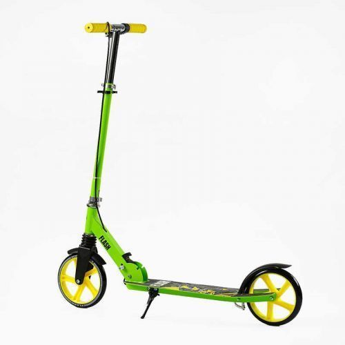 Самокат двоколісний Best Scooter FL-20085 (4) сталева рама, ручне гальмо, колеса PU 200 мм, 1 амортизатор передній, в коробці 269194 фото
