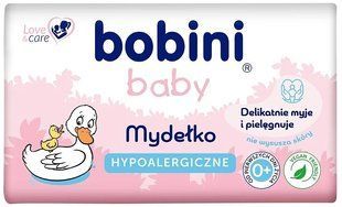 Дитяче гіпоалергенне мило, 90г. - ( 0+ ) / "Bobini" УТ000012638 фото