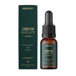 CBD Oil Isolate 1000 mg Strawberry - 10 ml 28867 фото