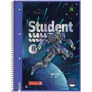 Коледж-блок А4 Premium, лінія, 80 арк.,Robot Heroes 271037 фото